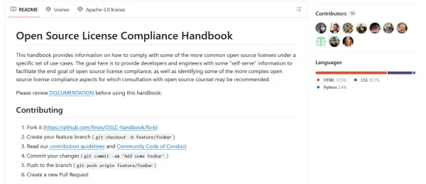 Встречайте Open Source License Compliance Handbook